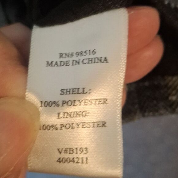 Coldwater Creek Charcoal coat size 6 - Picture 3 of 6